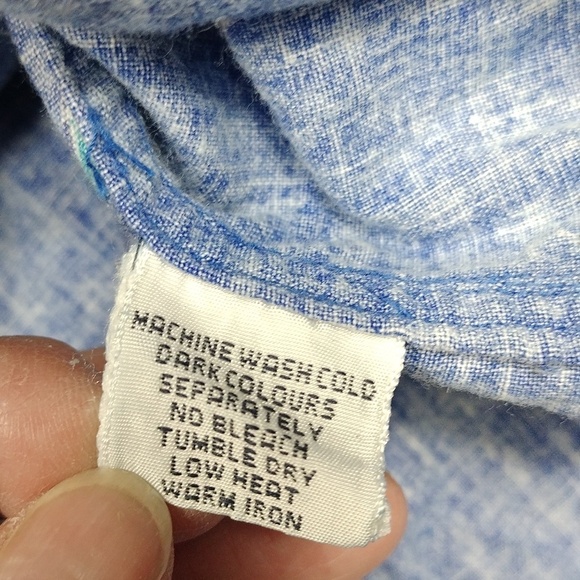 Chaps Ralph Lauren mens short sleeve button down shirt size large - Picture 7 of 13